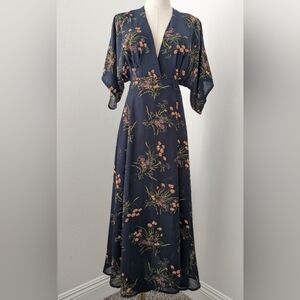 Commense Floral Wrap Dress